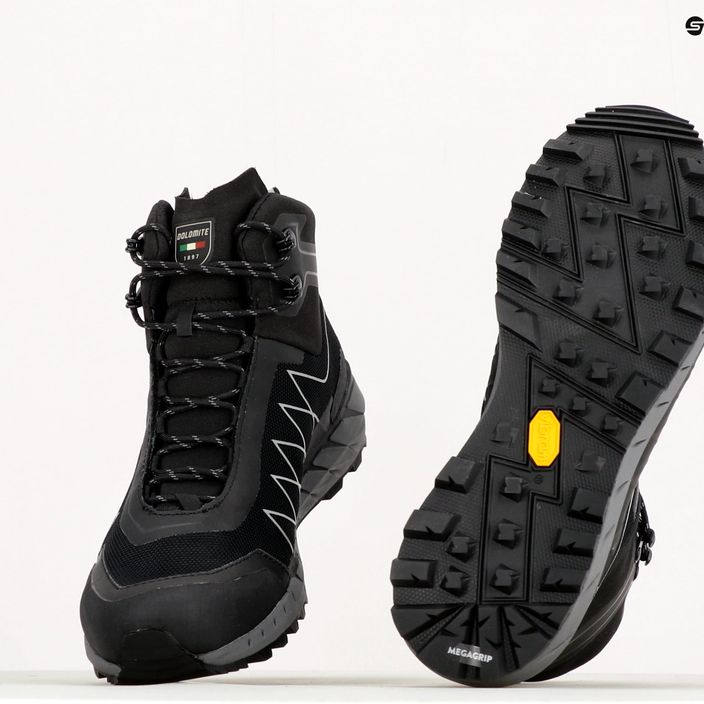 Dolomite ανδρικές μπότες πεζοπορίας Croda Nera Hi GTX μαύρο 10