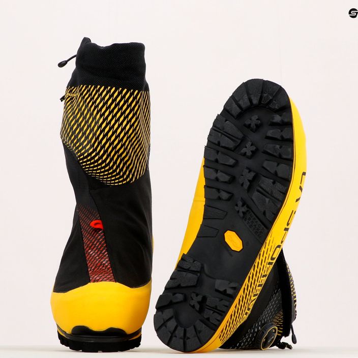 La Sportiva G2 Evo μπότες υψηλού υψομέτρου μαύρο/κίτρινο 21U999100 18