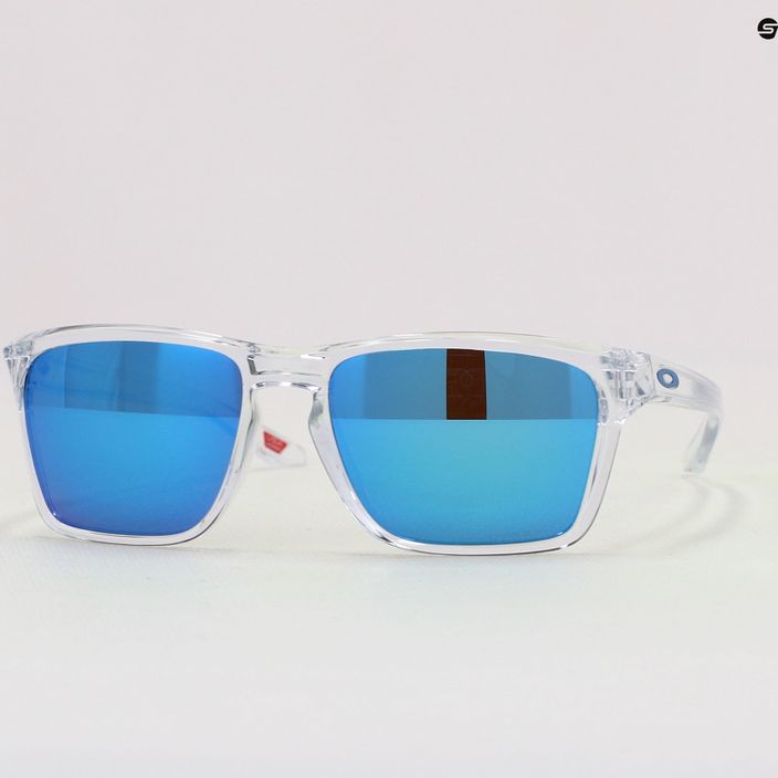 Γυαλιά ηλίου Oakley Sylas γυαλισμένα διαφανή/prizm ζαφείρι 0OO9448 11