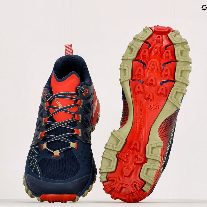 La Sportiva Bushido II GTX ανδρικό παπούτσι για τρέξιμο μπλε και κόκκινο 46Y629317 17