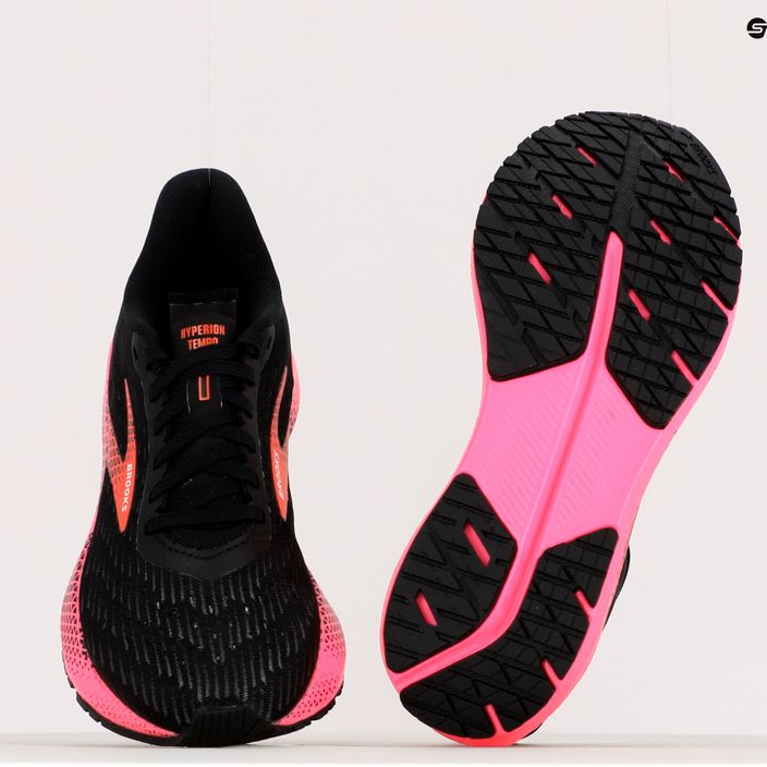 Brooks Hyperion Tempo γυναικεία παπούτσια για τρέξιμο μαύρο/ροζ 1203281 17