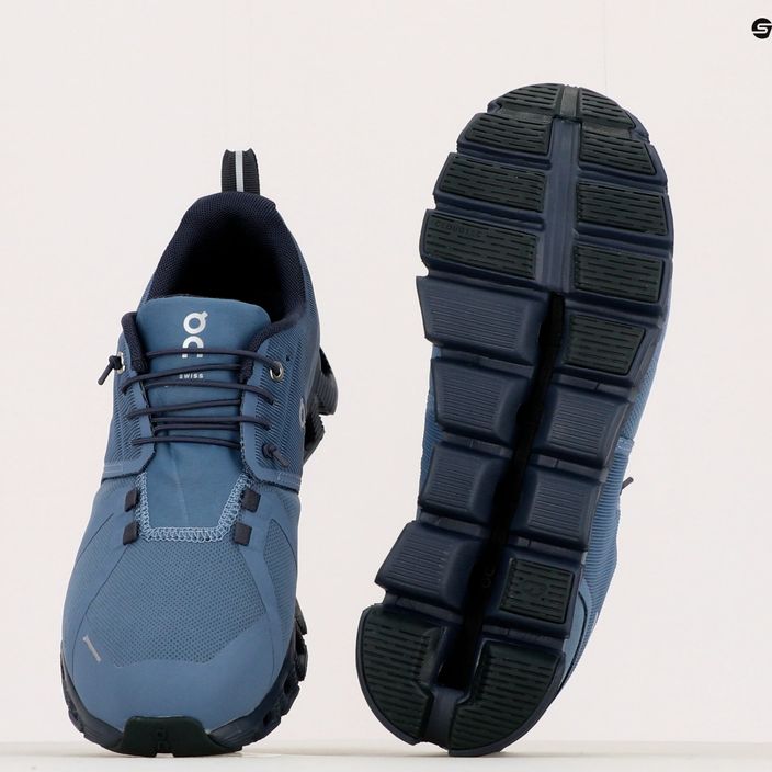 Ανδρικά παπούτσια για τρέξιμο On Cloud 5 Waterproof μπλε 5998531 18