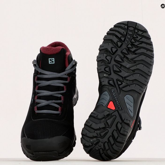 Salomon Shelter CS WP γυναικείες μπότες πεζοπορίας μαύρο L41110500 11