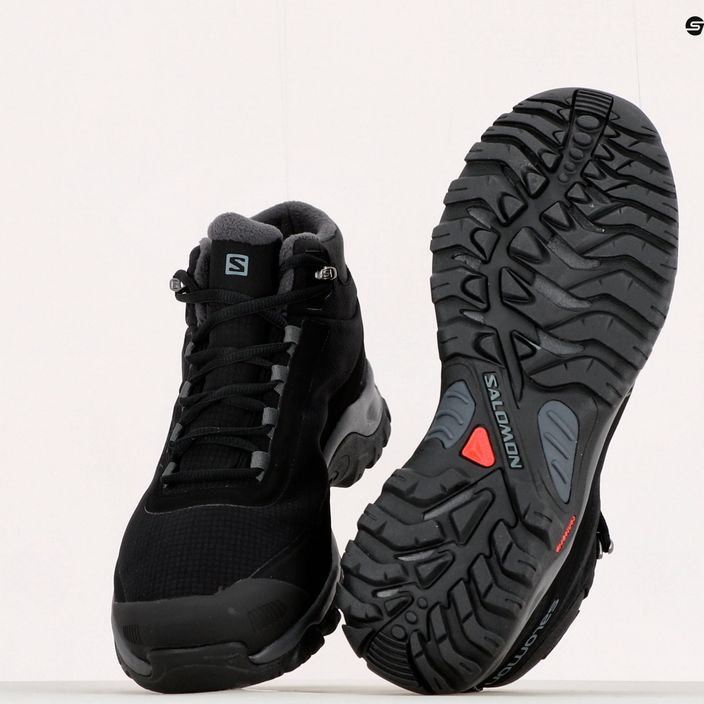Salomon Shelter CS WP ανδρικές μπότες πεζοπορίας μαύρες L41110400 17