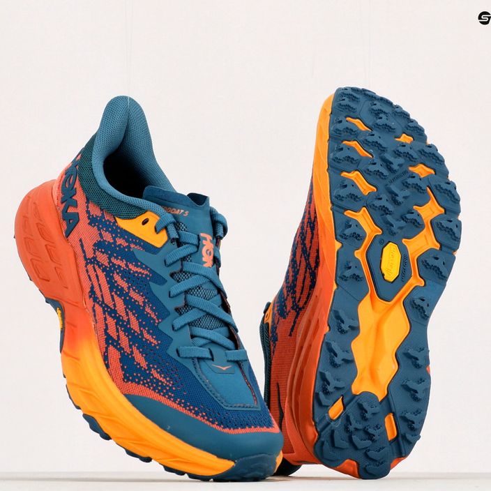Γυναικεία παπούτσια για τρέξιμο HOKA Speedgoat 5 μπλε-πορτοκαλί 1123158-BCCML 15