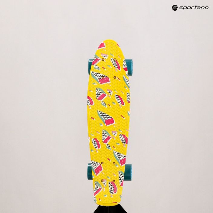 Fish Skateboards Εκτύπωση Memphis κίτρινο FS-FB-MEM-SIL-SGRE skateboard 13