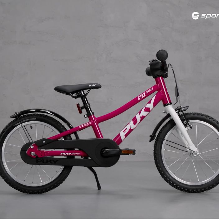 Puky CYKE 16-1 Alu παιδικό ποδήλατο ροζ και λευκό 4402 9