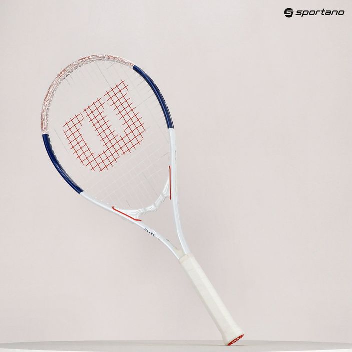 Wilson Roland Garros Elite ρακέτα τένις λευκή και μπλε WR086110U 11