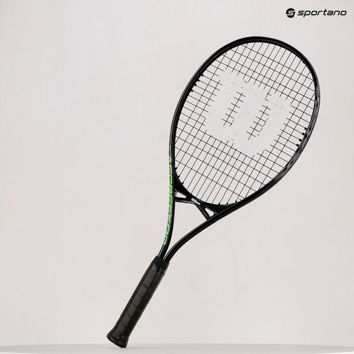 Wilson Aggressor 112 ρακέτα τένις μαύρη-πράσινη WR087510U 17