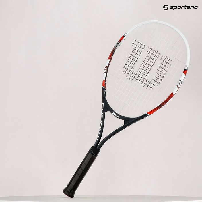 Wilson Fusion XL ρακέτα τένις μαύρο και άσπρο WR090810U 11