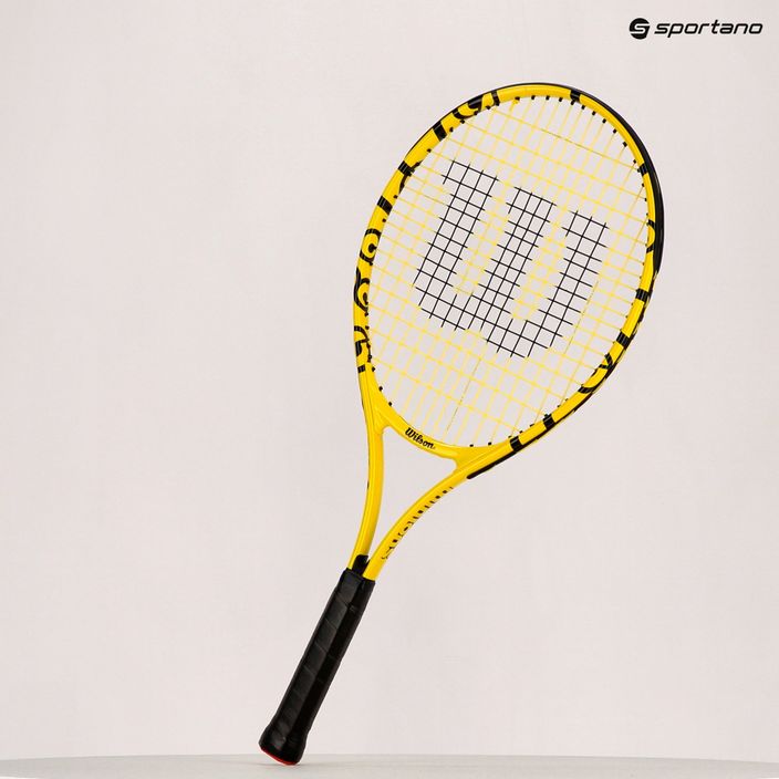 Παιδική ρακέτα τένις Wilson Minions Jr 25 κίτρινη WR069210H+ 8