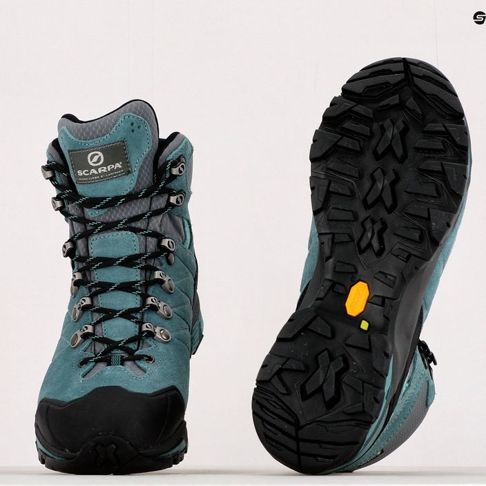 Γυναικείες μπότες πεζοπορίας SCARPA ZG Trek GTX μπλε 67075 12