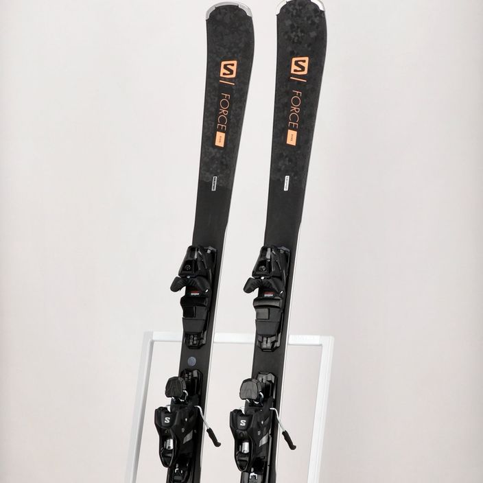 Γυναικεία downhill σκι Salomon S/Force W 5 + M10 GW γκρι L41135700/L4113240010 10