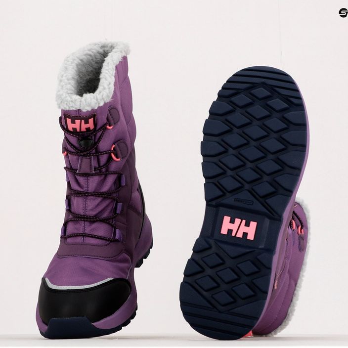 Παιδικές χειμερινές μπότες πεζοπορίας Helly Hansen Jk Silverton Boot Ht μοβ 11759_678 12