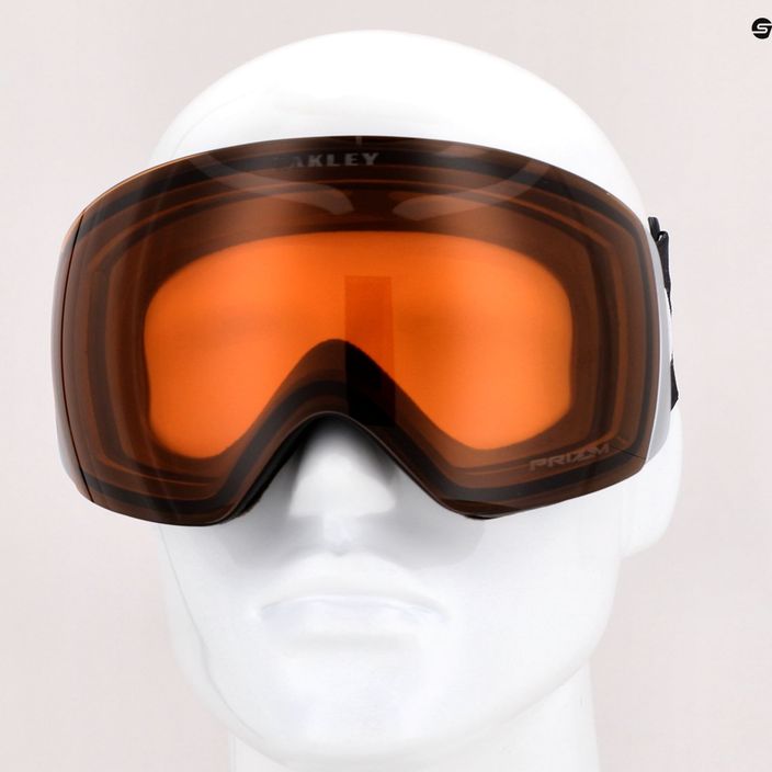 Oakley Flight Deck ματ μαύρο/prizm snow persimmon γυαλιά σκι OO7050-75 7