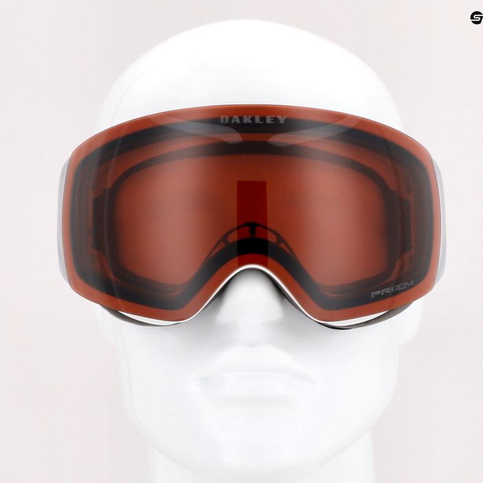 Oakley Flight Deck ματ λευκό/prizm γρανάδα γυαλιά σκι OO7064-C5 7