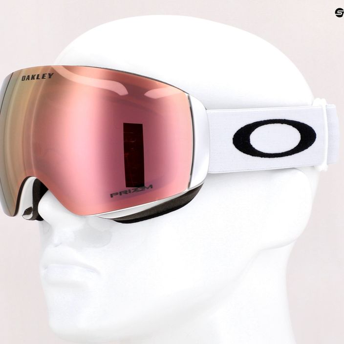 Oakley Flight Deck ματ λευκό/prizm rose gold iridium γυαλιά σκι OO7064-C9 7