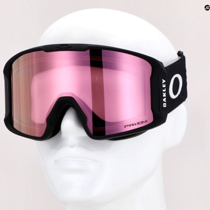Oakley Line Miner ματ μαύρο/prizm snow hi pink iridium γυαλιά σκι OO7070-06 7