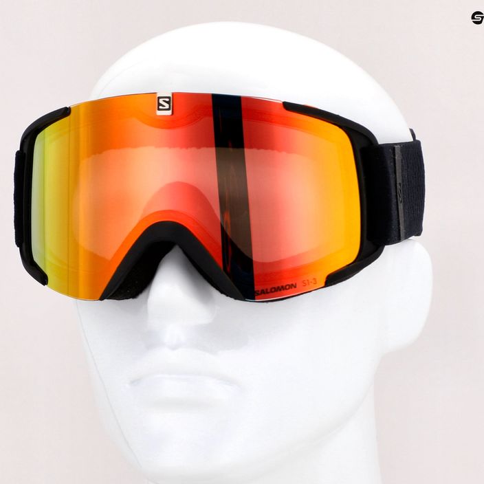 Γυαλιά σκι Salomon Xview Photo μαύρο/κόκκινο L40844100 7