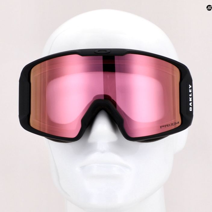 Oakley Line Miner ματ μαύρο/prizm snow hi pink iridium γυαλιά σκι OO7093-06 7