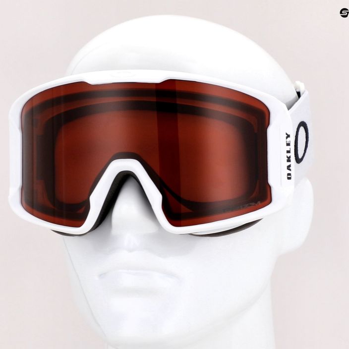 Oakley Line Miner ματ λευκό/prizm garnet γυαλιά σκι OO7070-B9 7