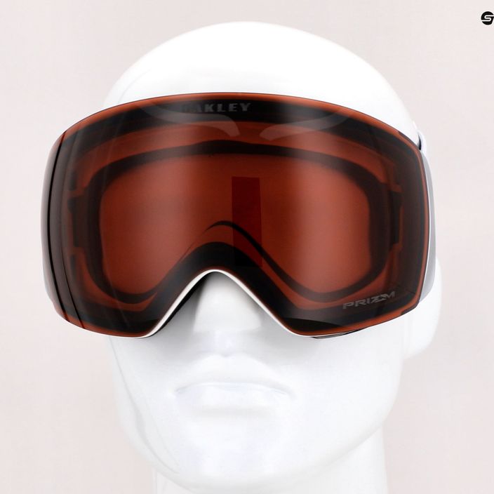 Oakley Flight Deck ματ λευκό/prizm γρανάδα γυαλιά σκι OO7050-B9 6
