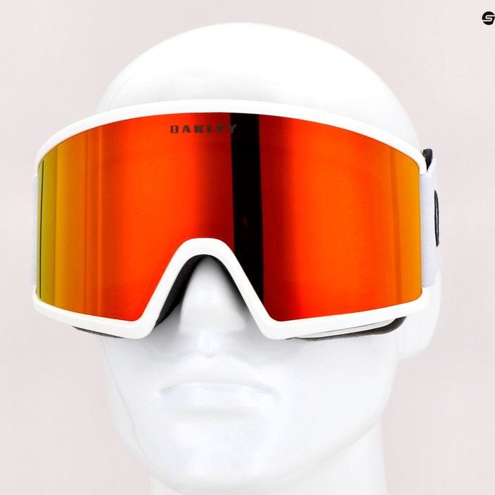Oakley Target Line ματ λευκό / ιρίδιο φωτιάς γυαλιά σκι OO7120-07 6