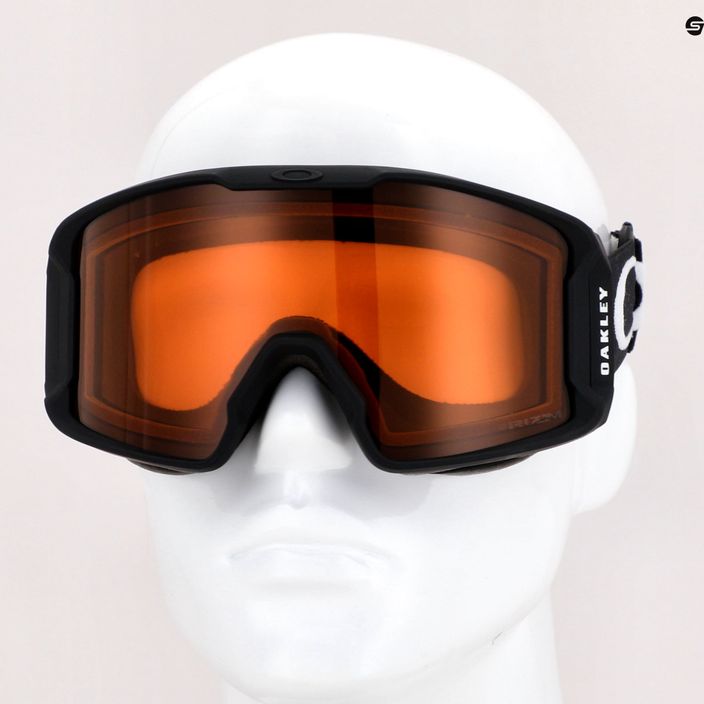 Oakley Line Miner ματ μαύρο/prizm snow persimmon γυαλιά σκι OO7093-26 7