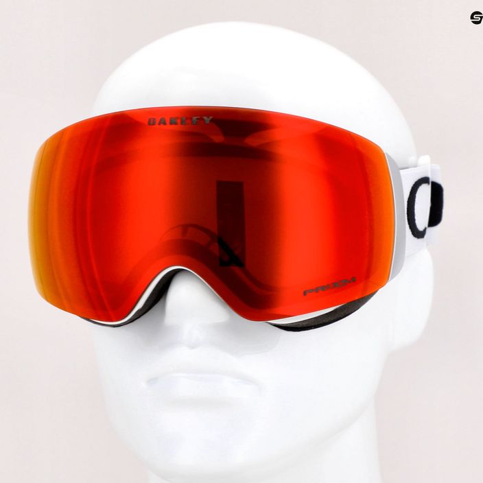 Oakley Flight Deck matte white/prizm snow torch iridium γυαλιά σκι OO7064-24 7