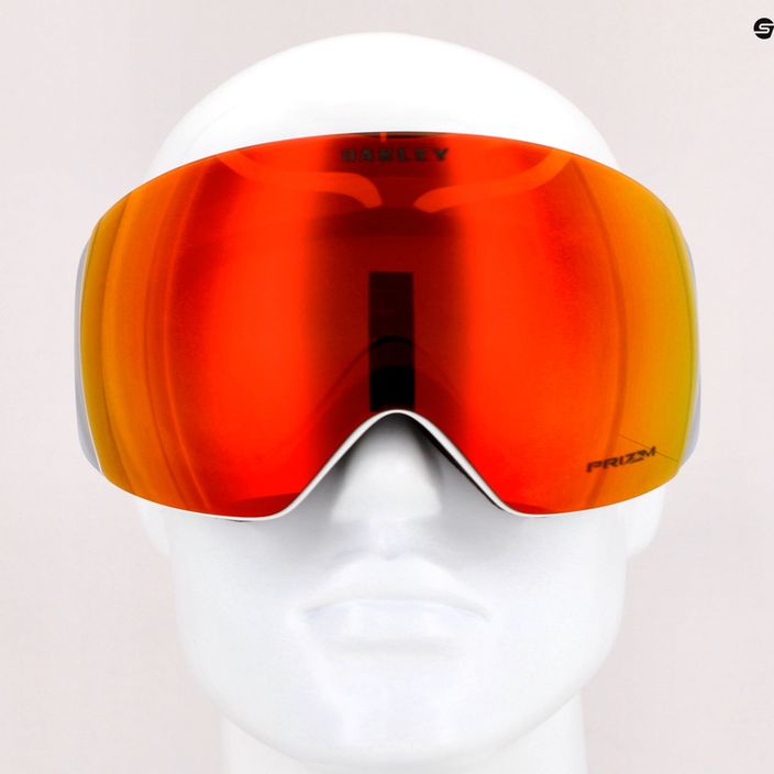 Oakley Flight Deck matte white/prizm snow torch iridium γυαλιά σκι OO7050-35 7