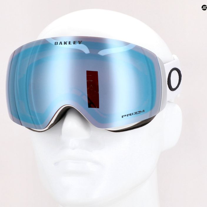 Oakley Flight Deck matte white/prizm snow sapphire iridium γυαλιά σκι OO7064-A0 7