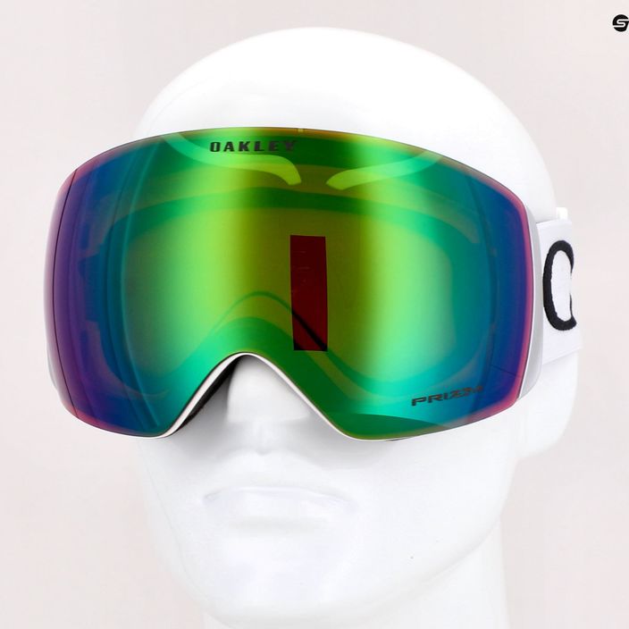 Oakley Flight Deck matte white/prizm snow jade iridium γυαλιά σκι OO7050-36 7