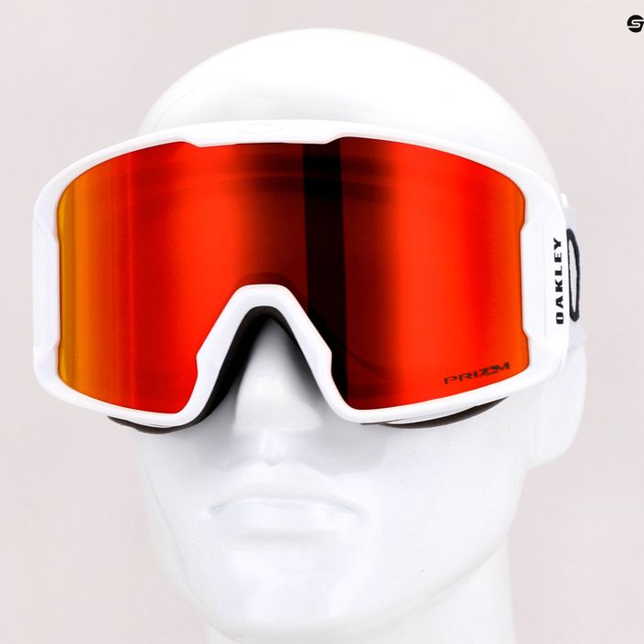 Oakley Line Miner ματ λευκό/prizm snow torch iridium γυαλιά σκι OO7070-13 7