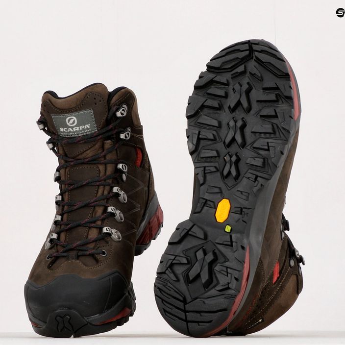 Γυναικείες μπότες πεζοπορίας SCARPA ZG Pro GTX καφέ 67070-202/2 11