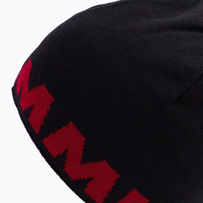 Mammut Λογότυπο χειμερινό καπέλο μαύρο-κόκκινο 1191-04891-0001-1 3