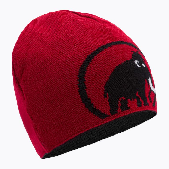Mammut Λογότυπο χειμερινό καπέλο μαύρο-κόκκινο 1191-04891-0001-1 4