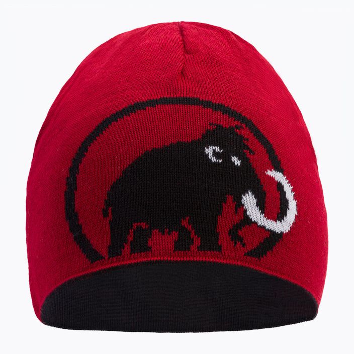 Mammut Λογότυπο χειμερινό καπέλο μαύρο-κόκκινο 1191-04891-0001-1 5