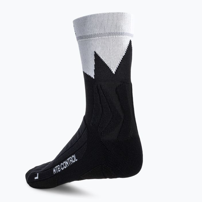 X-Socks MTB Control κάλτσες ποδηλασίας μαύρες και λευκές BS02S19U-B014 2