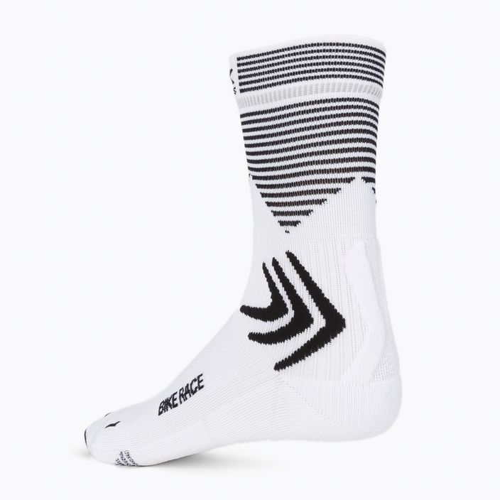 X-Socks Bike Race κάλτσες λευκές και μαύρες BS05S19U-W003 2