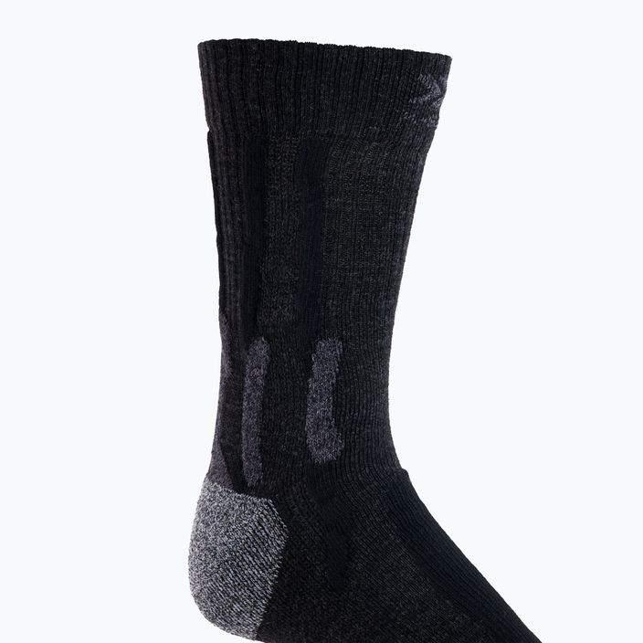 Ανδρικές κάλτσες πεζοπορίας X-Socks Trek Silver μαύρο/γκρι TS07S19U-B010 4