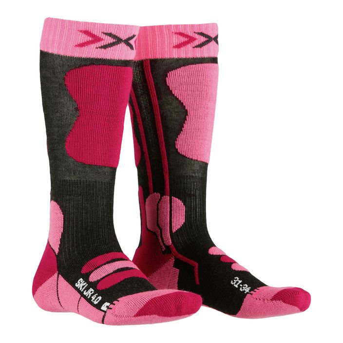 Παιδικές κάλτσες σκι X-Socks Ski 4.0 ροζ XSSS00W19J 2