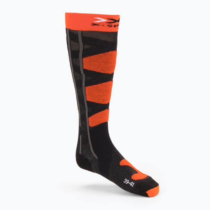 X-Socks Ski Control 4.0 μαύρες/πορτοκαλί κάλτσες σκι XSSSKCW19U