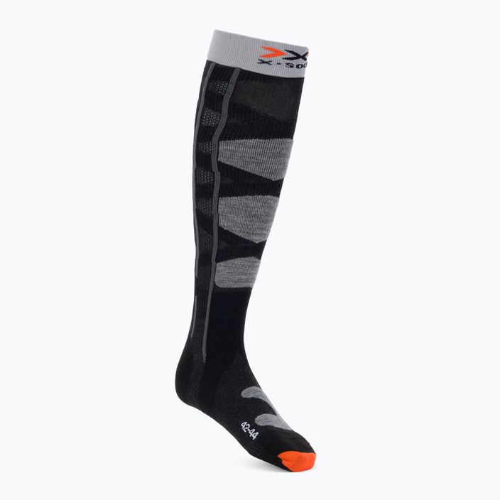 X-Socks Ski Control 4.0 μαύρες-γκρι κάλτσες σκι XSSSKCW19U