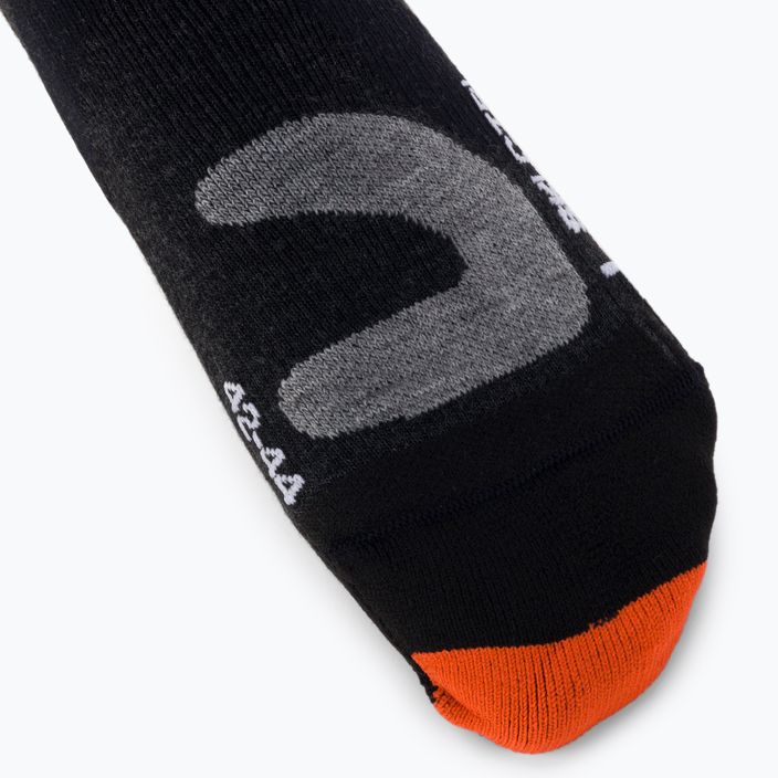 X-Socks Ski Control 4.0 μαύρες-γκρι κάλτσες σκι XSSSKCW19U 3