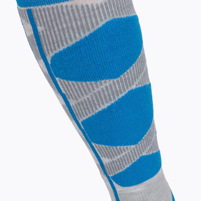 Γυναικείες κάλτσες σκι X-Socks Ski Control 4.0 γκρι-μπλε XSSSKCW19W 3