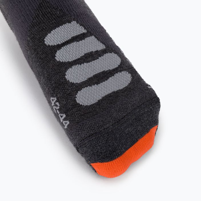 X-Socks Ski Silk Merino 4.0 γκρι κάλτσες XSSSKMW19U 3
