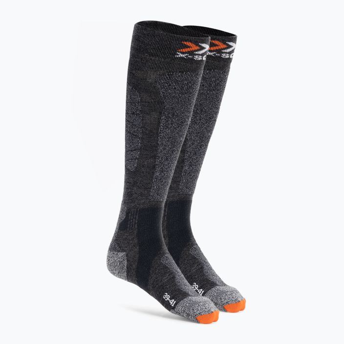 X-Socks Carve Silver 4.0 κάλτσες σκι μαύρες XSSS47W19U