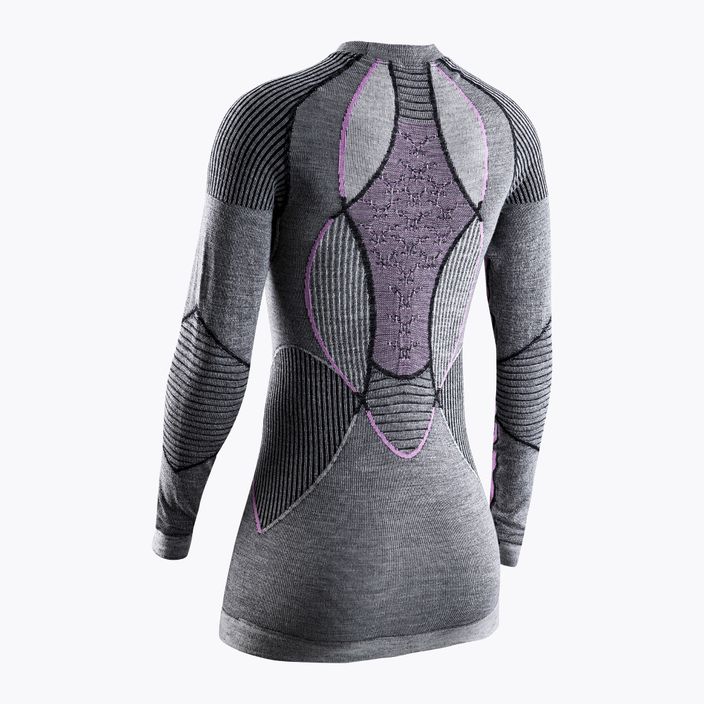 Γυναικείο θερμικό T-shirt X-Bionic Apani 4.0 Merino γκρι/μωβ APWT06W19W 5