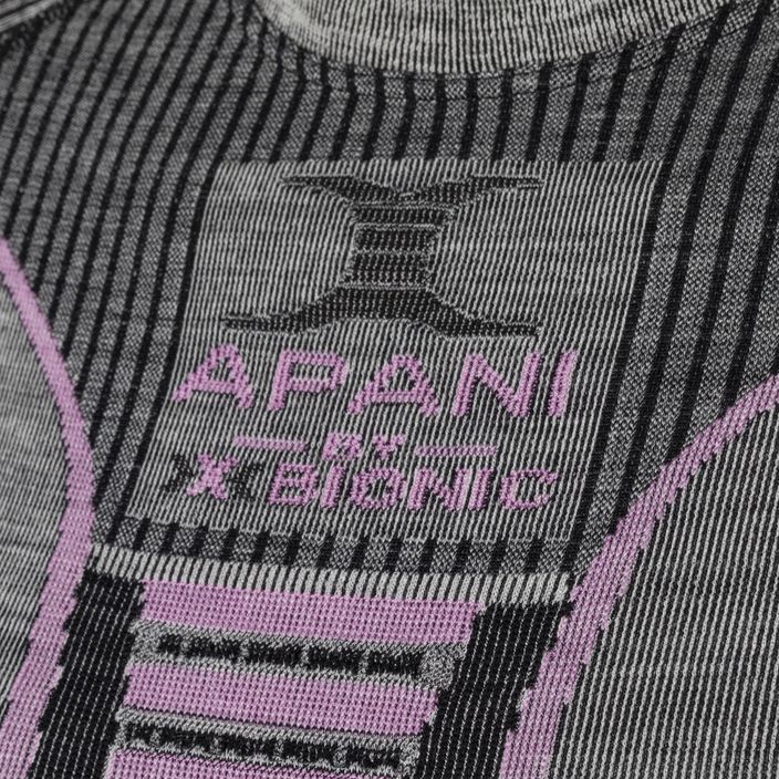 Γυναικείο θερμικό T-shirt X-Bionic Apani 4.0 Merino γκρι/μωβ APWT06W19W 3