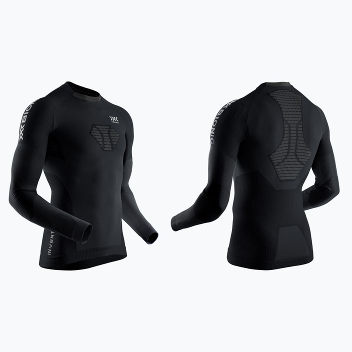 Ανδρικό θερμικό πουκάμισο LS X-Bionic Invent 4.0 Run Speed μαύρο INRT06W19M 7